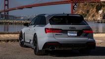 Audi RS 6 Avant GT in den Farben Nardograu und Arkonaweiß zusammen mit dem Audi 90 quattro IMSA GTO  