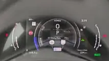 Lexus RX500h gauge cluster
