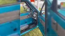 Dieser alte Fiat Panda ist nur 50 Zentimeter breit