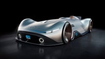 Concept à flèche argentée Mercedes Vision EQ (2018)