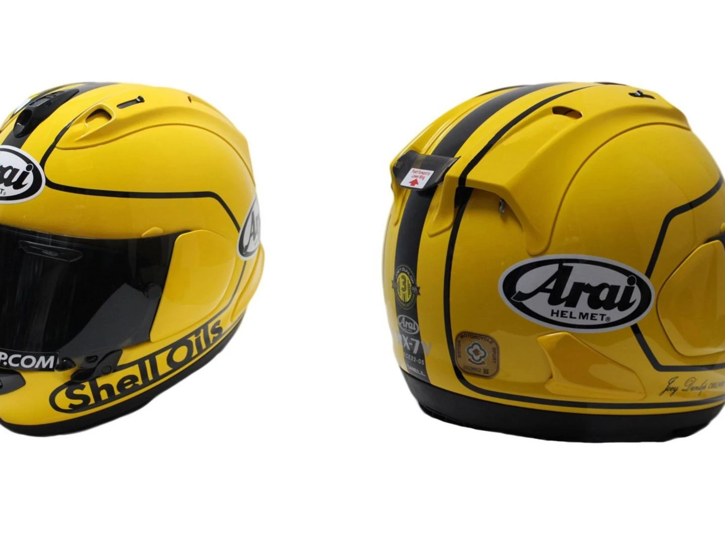 arai dunlop helmet This Special Arai Motorcycle Helmet Pays Tribute To a Legendary Isle of Man  TT Racer