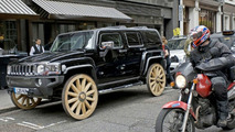 Hummer H3 Gets Wagon Wheels