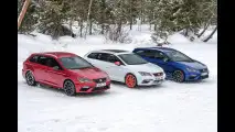 Seat, la prova del 4x4 sul ghiaccio