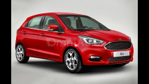 Nuova Ford Ka, il rendering