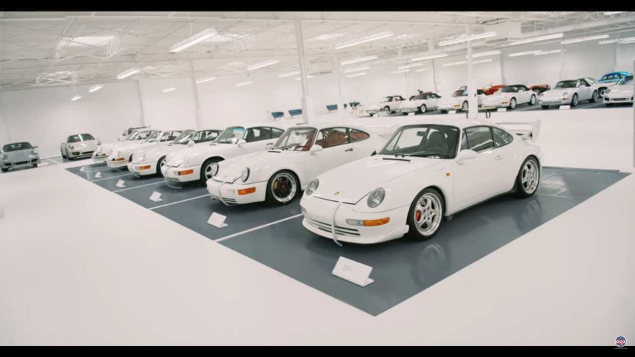 Porsche white collection