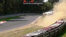 VW Scirocco crash at Nurburgring