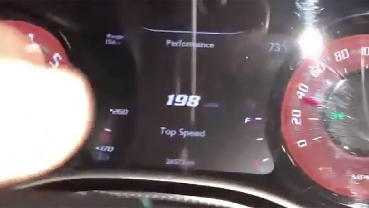 Speeding Hellcat Police Caught