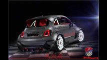 350 Allrad-PS im Fiat 500