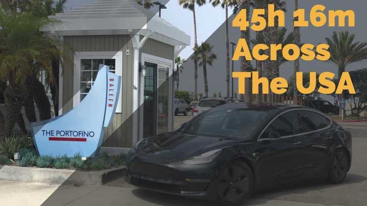 Gallery Update Tesla Model 3 New EV Cannonball Run Record