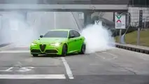 L'Alfa Romeo Giulia Quadrifoglio di 6 Underground
