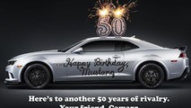 Chevrolet pays tribute to the Mustang's 50th anniversary