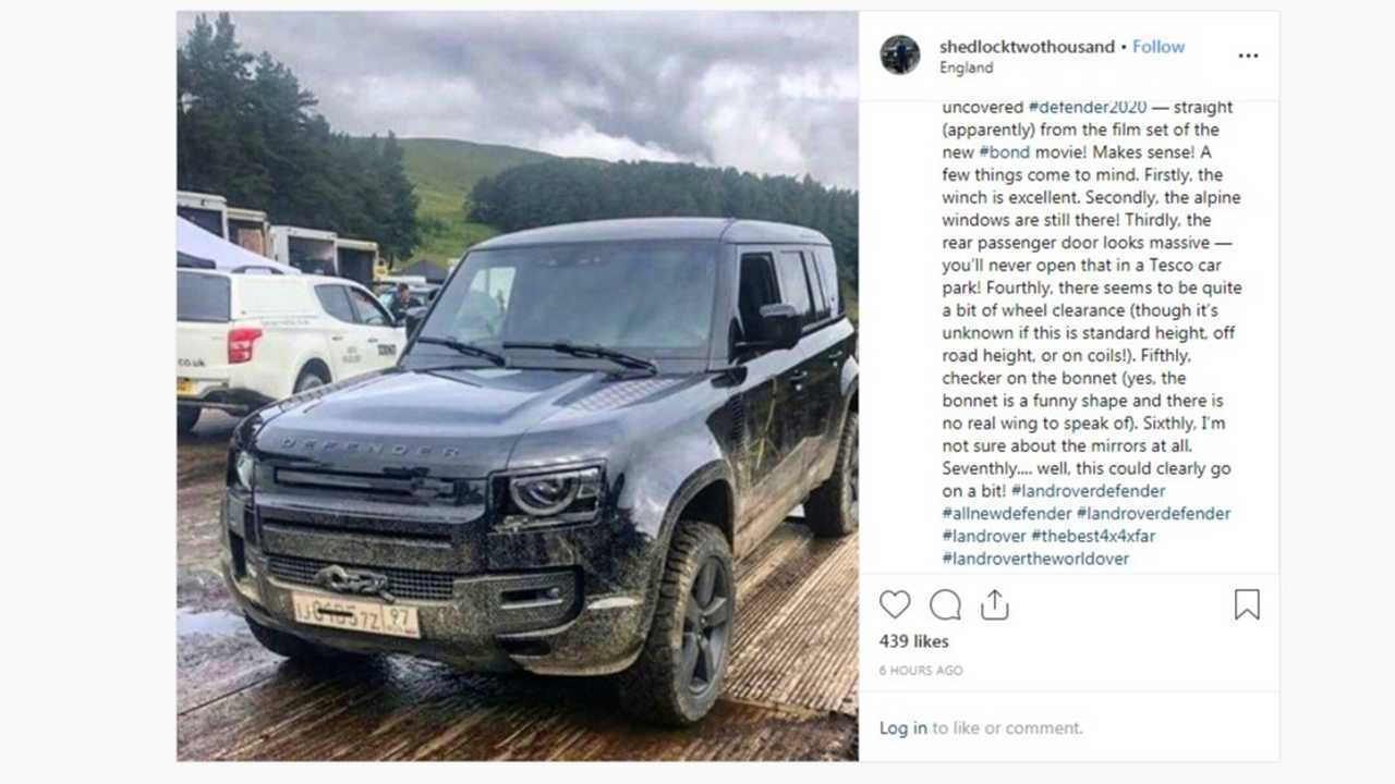 Land Rover Defender (2020) ohne Tarnung bei Dreharbeiten zu