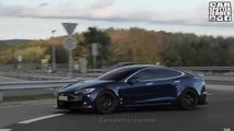 Photo espion Tesla Model S Plaid