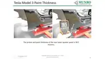 See The Munro & Associates Measurements Of The Tesla Model 3 Paint Thickness
