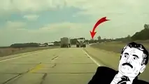 TeslaCam Registers Truck Near Miss That Could Have Caused Pile-Up