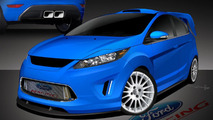 SEMA Ford Fiestas