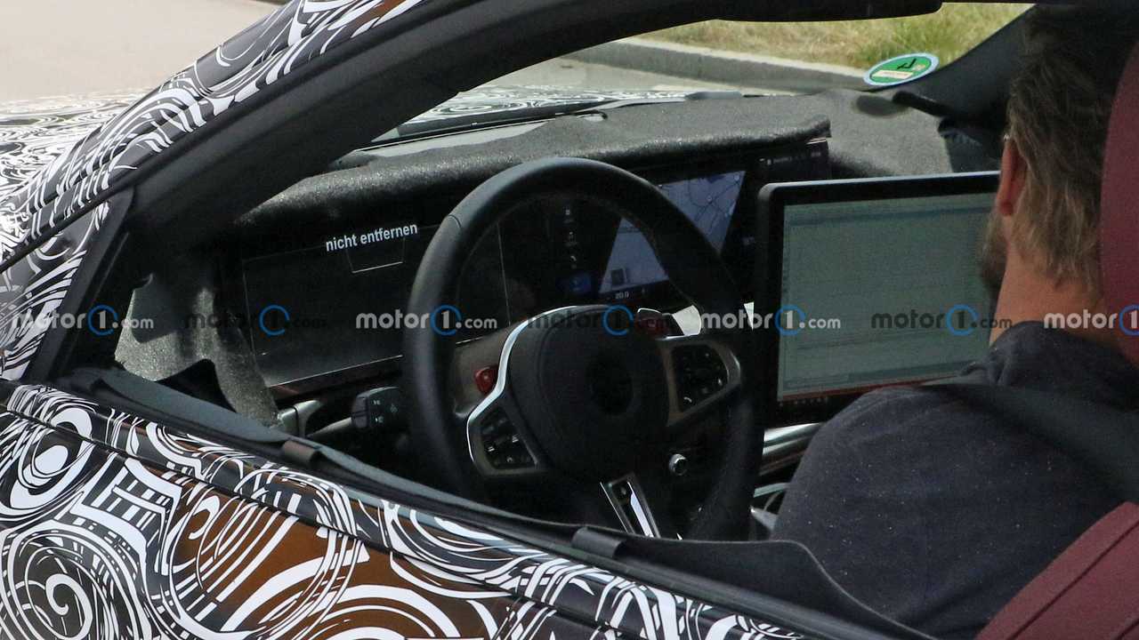 2023 BMW M2 new spy photo (interior)