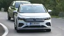 Volkswagen Aero B EV Sedan Front View Spy Photo