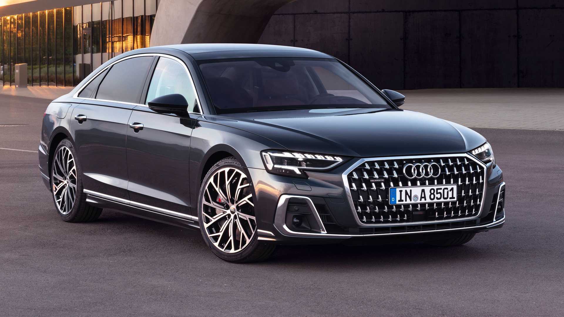 2022 Audi A8 Facelift Revealed With Wider Grille And Updated Lights