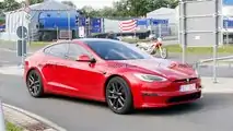 Tesla Model S Plaid spied at the Nurburgring