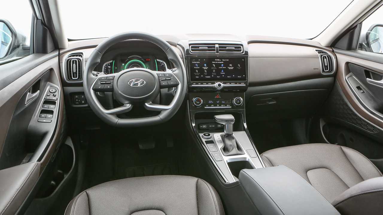 Painel do Hyundai Creta Platinum 1.0T 2022
