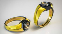 Lamborghini Huracan Themed Engagement Ring