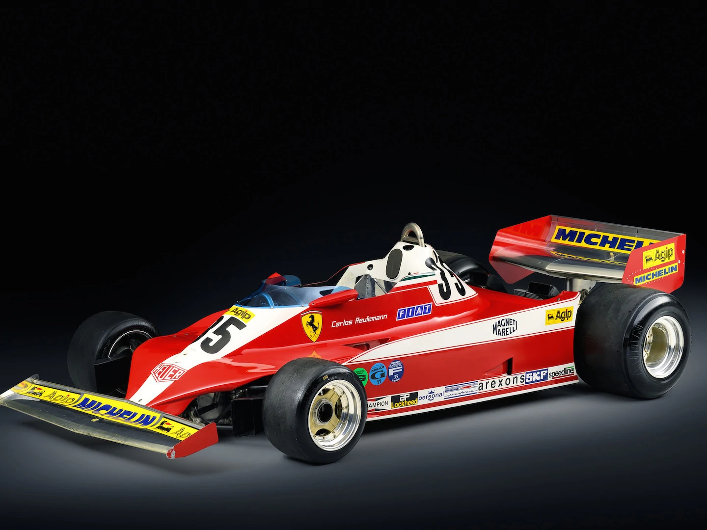 Un Ferrari 312 T3 de 1978, a la venta en una casa de subastas