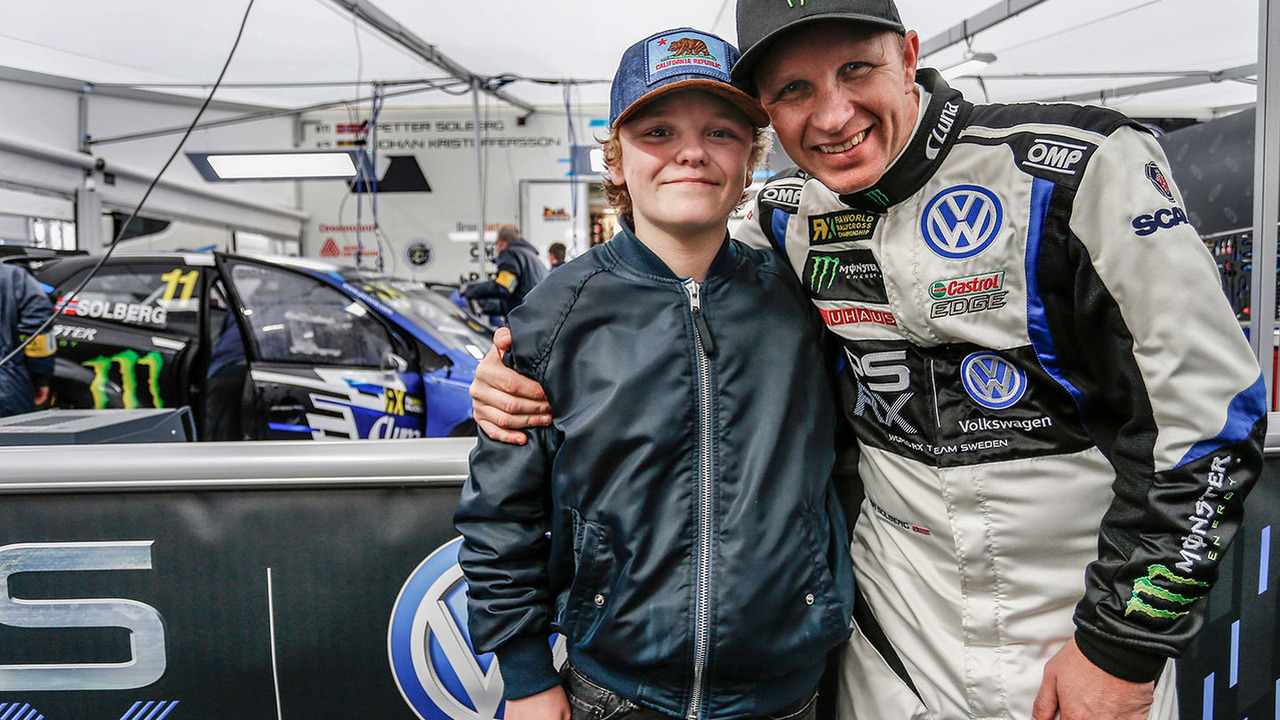 Petter Solberg y su hijo Oliver Solberg
