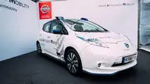 Nissan Leaf autonomous testing in London