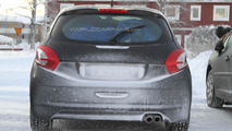 High Performance 2013 Peugeot 208 GTI prototype spy photo