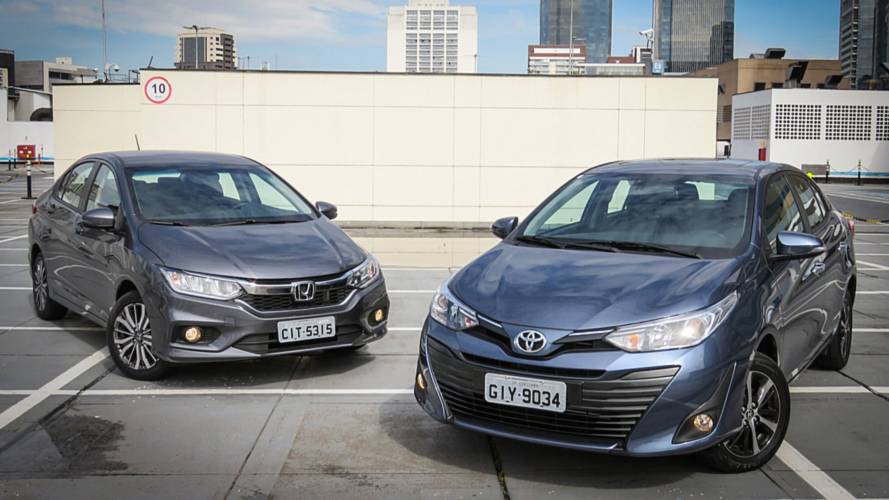 Toyota Yaris Sedan x Honda City