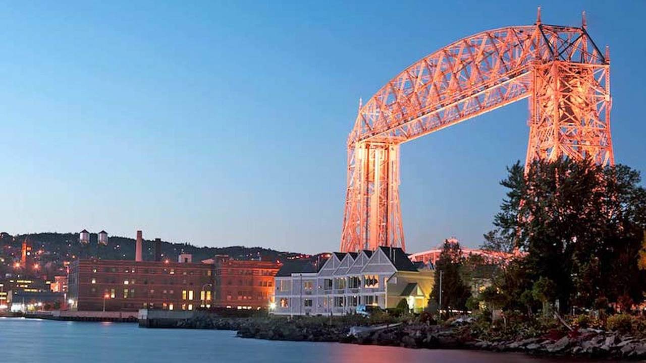 <em>The lift bridge is an iconic site in Duluth</em>
