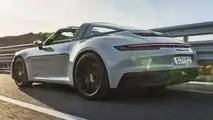 2022 Porsche 911 Targa 4 GTS Rear 3/4