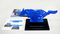 Ford Mustang Mach-E 3D-Printed Sculpture With Accessories 