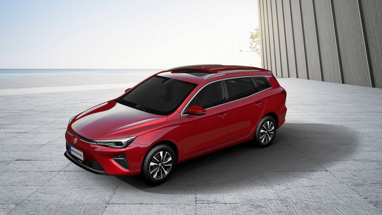MG MG5 Electric 2021 3/4 cenital