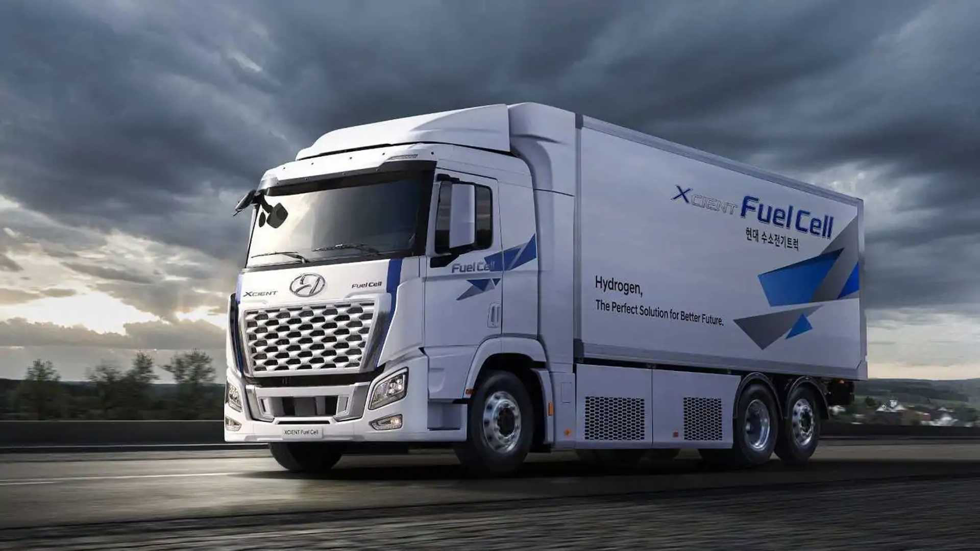 Hyundai Xcient Fuel Cell WasserstoffLKW auch für USA und China