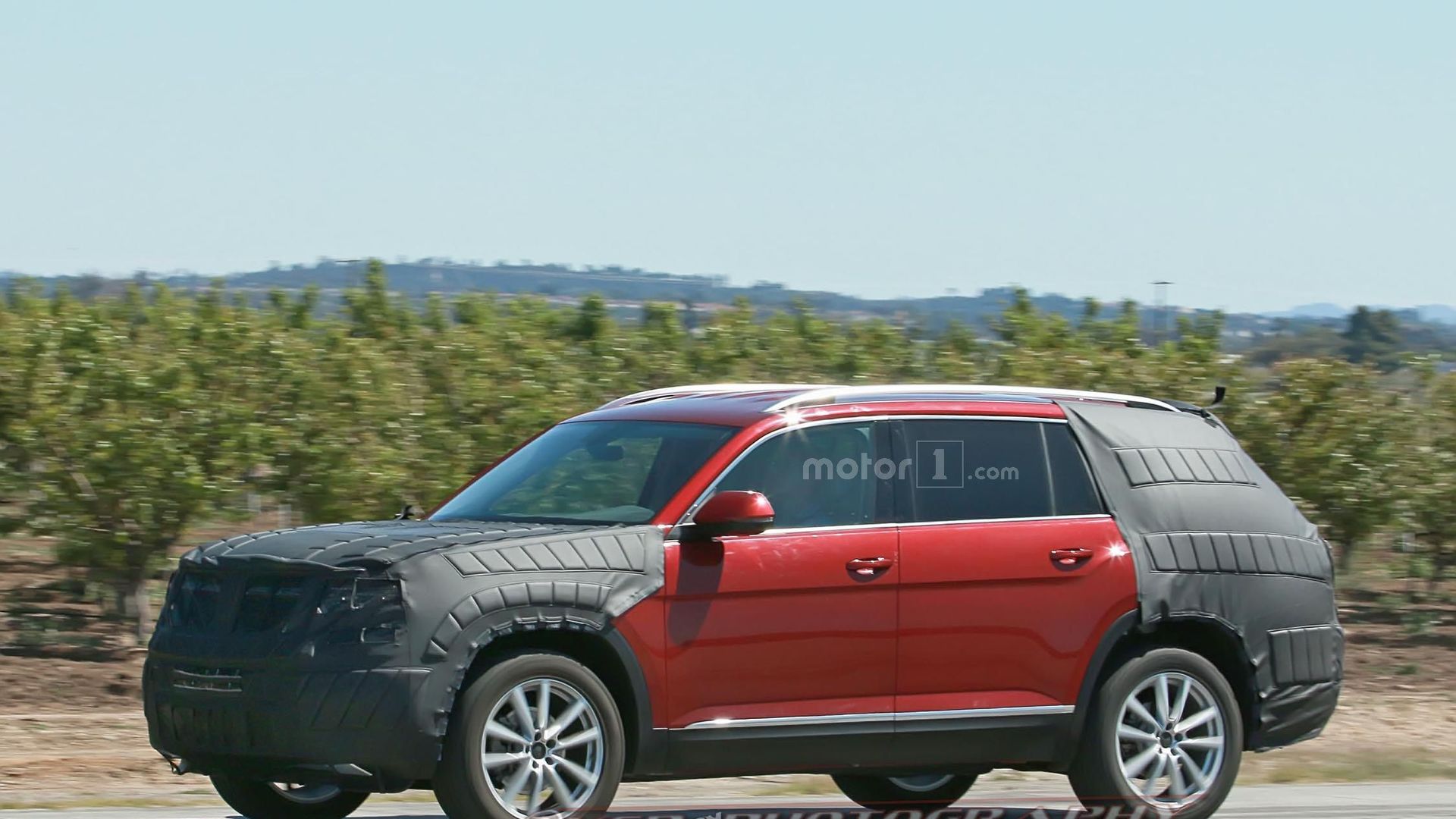 Upcoming Vw Three Row Suv Spied In Arizona
