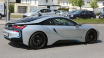 BMW i8 performance variant spy shots