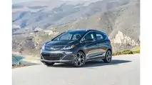 2017 Chevrolet Bolt EV black mountains