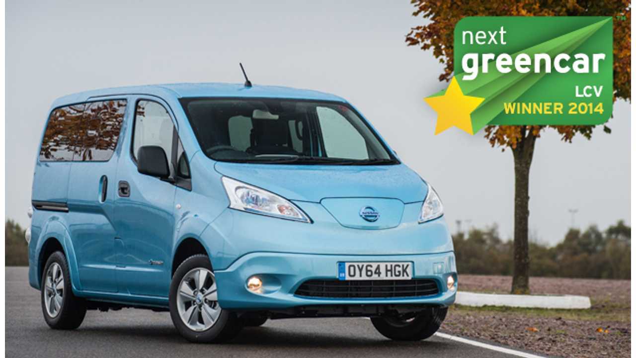 Next Green Car LCV winner - Nissan e-NV200