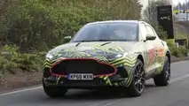 Aston Martin DBX, le foto spia