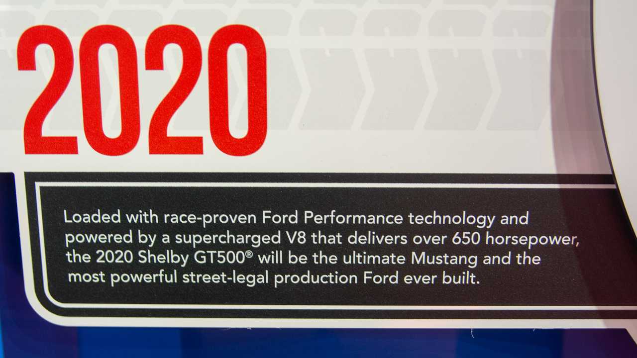 2020 Ford Shelby GT500 teaser