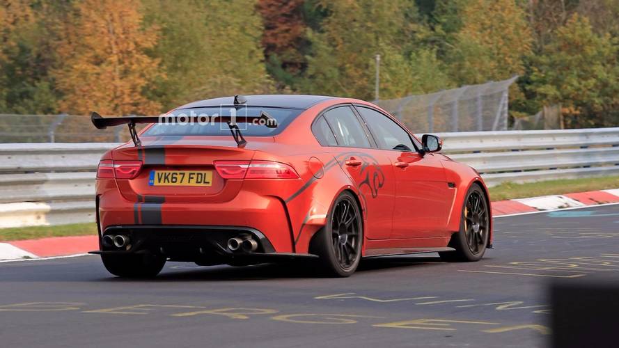 Jaguar XE SV Project 8 Nurburgring Spy Photos