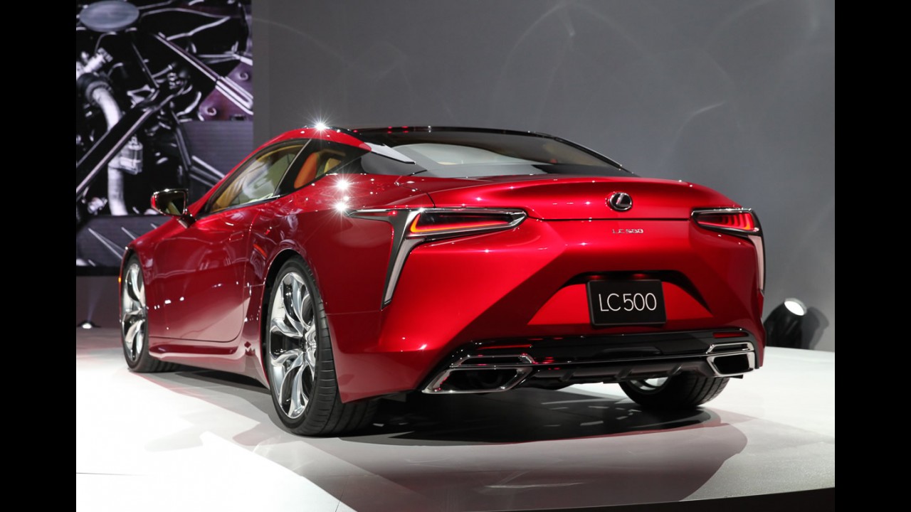 Salão de Detroit: impressionante, Lexus LC 500 nem parece versão de produção