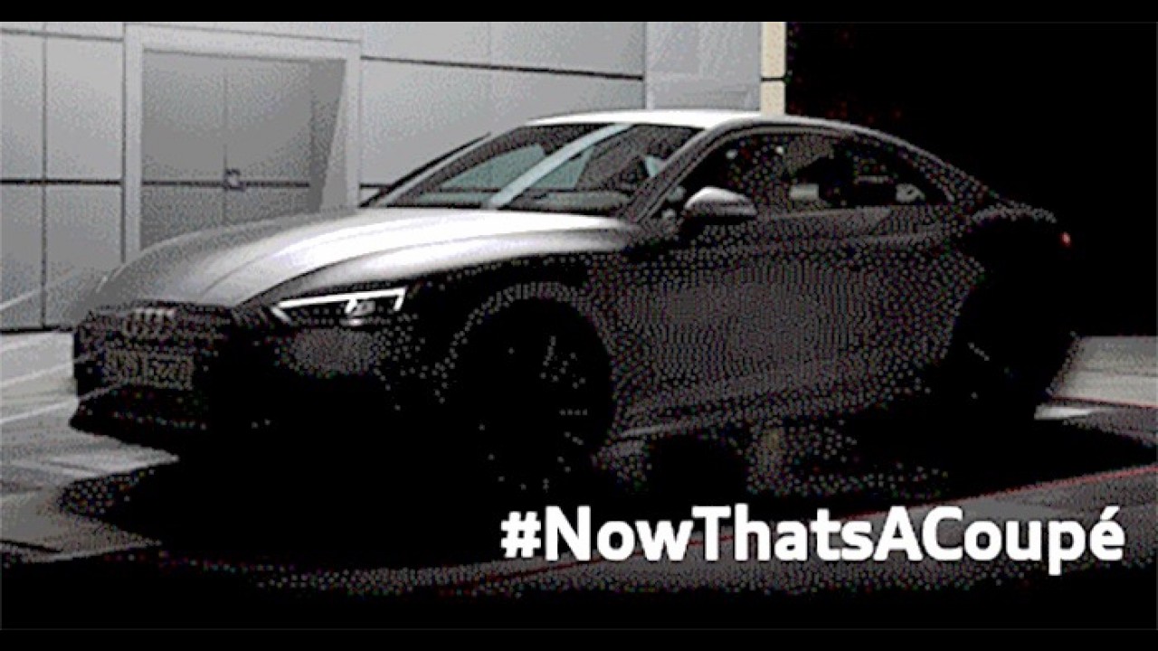 Audi mostra novos teasers do A5 Coupé 2017; estreia acontece dia 2