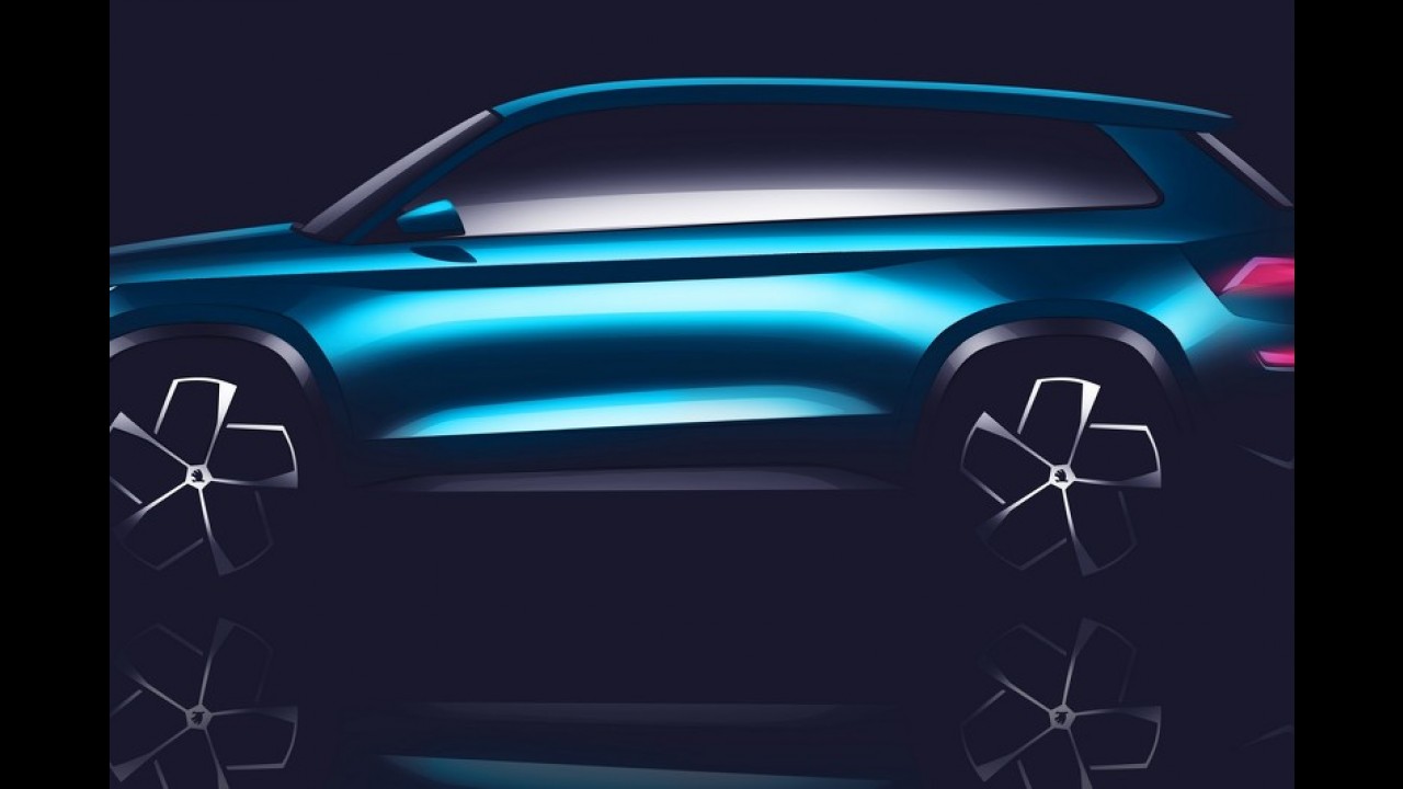 Skoda VisionS: prévia de inédito SUV da marca aparece em esboços