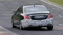 2017 Mercedes-AMG S63 facelift spy photo