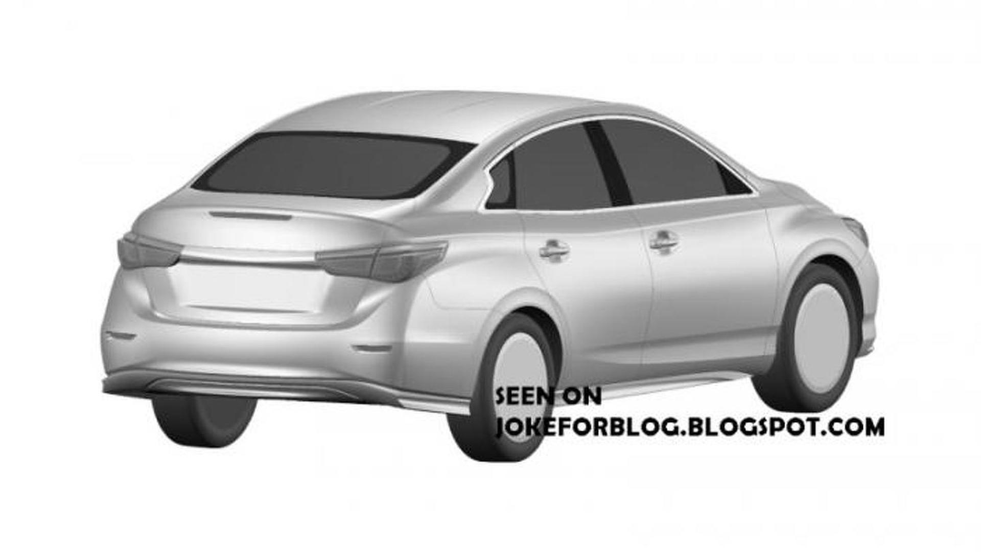 Infiniti LE production version leaked in patent pics?