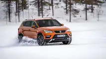 Juha Kankkunen driving the Seat Ateca