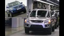 Ungetarnter Kia Sportage